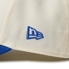 画像6: NEW ERA  9FORTY 2-Tone Woven Label ロサンゼルス・ドジャース クローム ロイヤルバイザー (6)