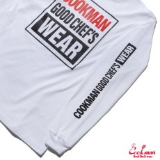 画像3: COOKMAN  ロングスリーブ Tシャツ Vision Logo (3)
