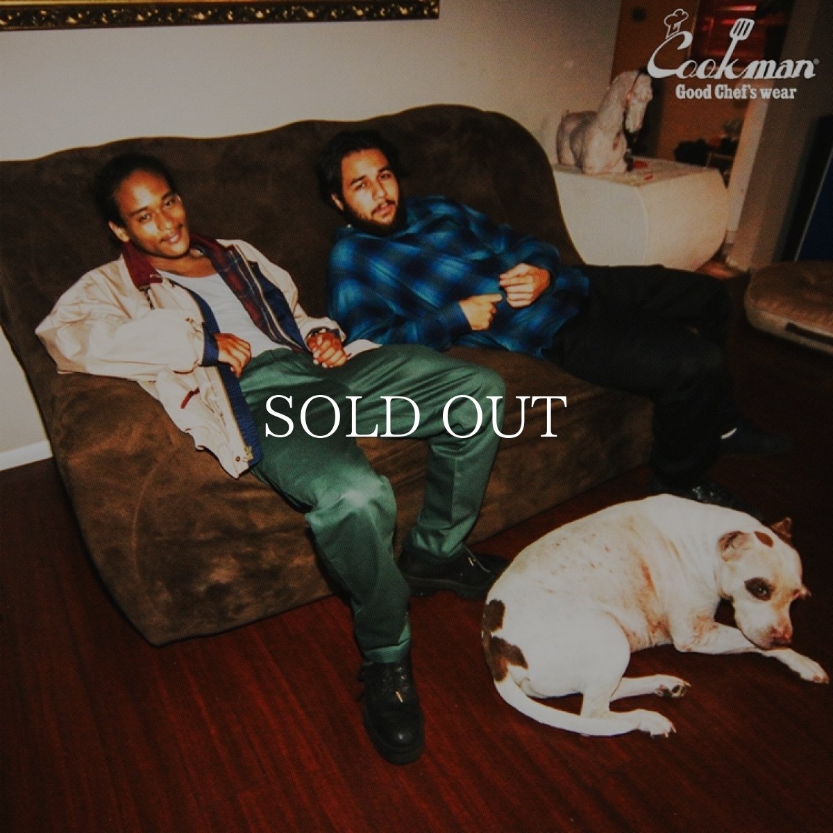 画像18: COOKMAN  シェフパンツ Chef Pants Herringbone Evergreen (18)