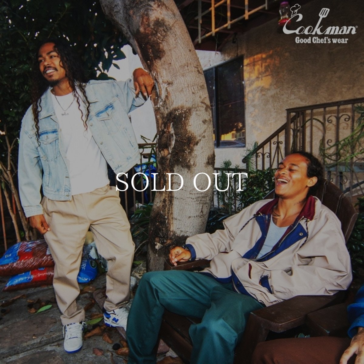 画像14: COOKMAN  シェフパンツ Chef Pants Herringbone Evergreen (14)