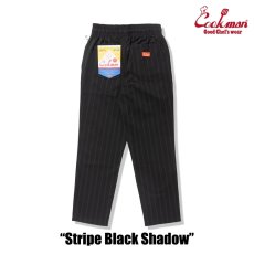画像3: COOKMAN  シェフパンツ Chef Pants Stripe Black shadow (3)