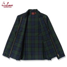 画像3: COOKMAN  デリバリージャケット Delivery Jacket Woven Black Watch Check (3)