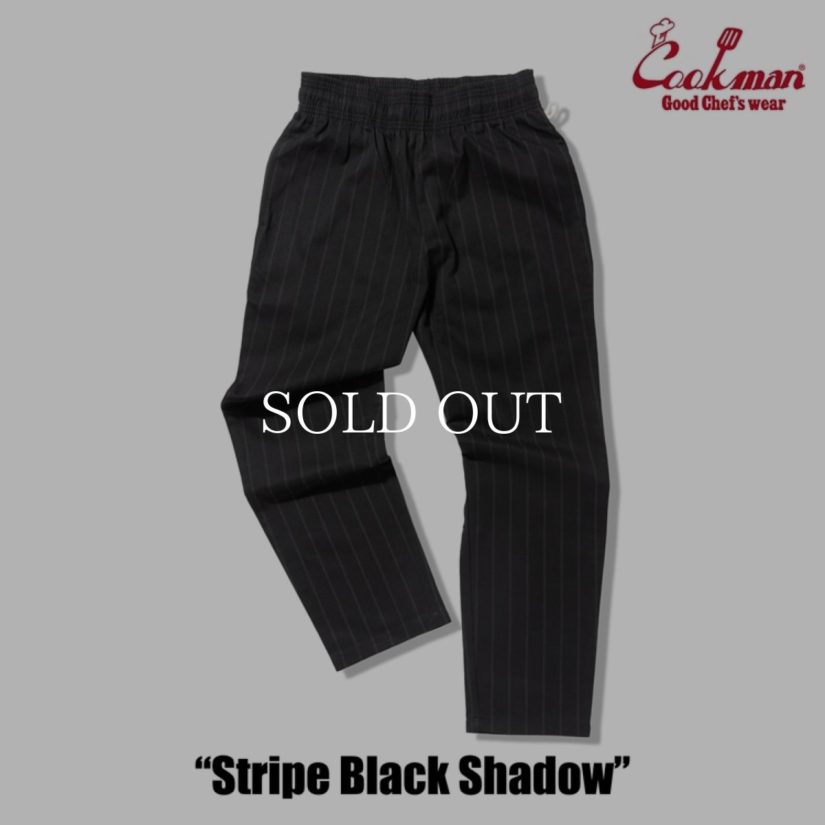 画像10: COOKMAN  シェフパンツ Chef Pants Stripe Black shadow (10)