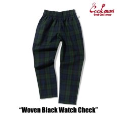 画像9: COOKMAN  シェフパンツ Chef Pants Woven Black Watch Check (9)