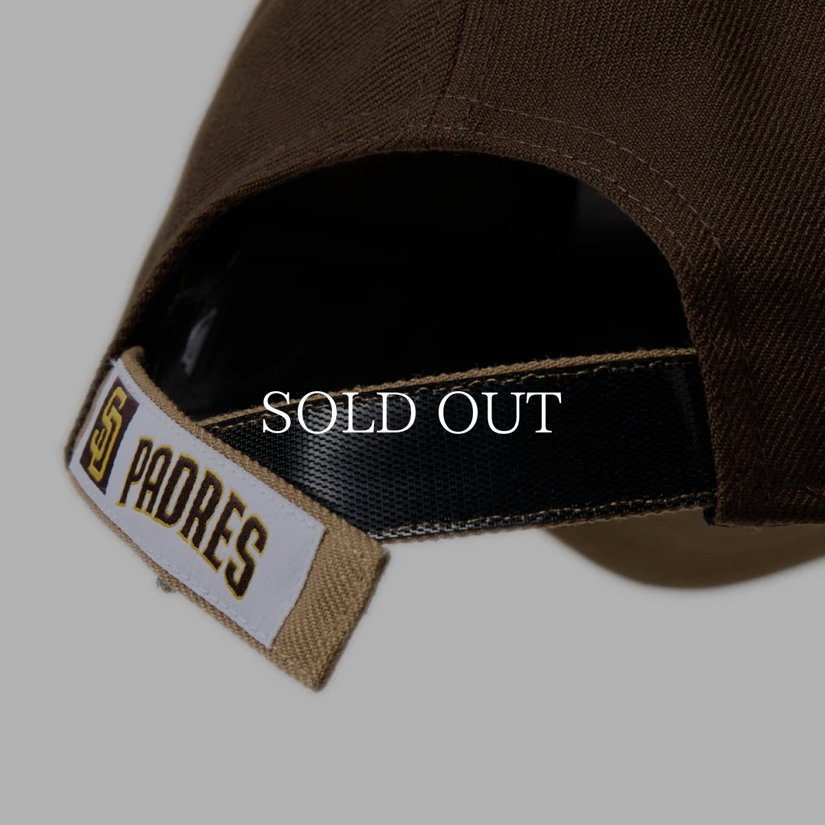 画像7: NEW ERA  9FORTY 2-Tone Woven Label サンディエゴ・パドレス ウォルナット カーキバイザー (7)
