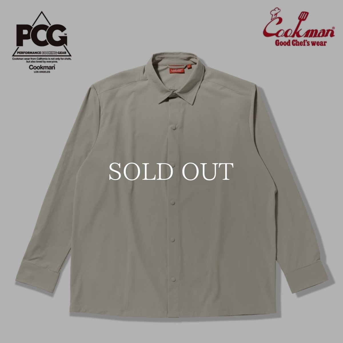 画像1: COOKMAN  ワークシャツ Long Sleeve Work Shirts Peanuts (1)