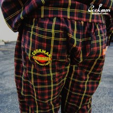 画像12: COOKMAN  シェフパンツ Chef Pants Semiwide FAT Tartan Check (12)