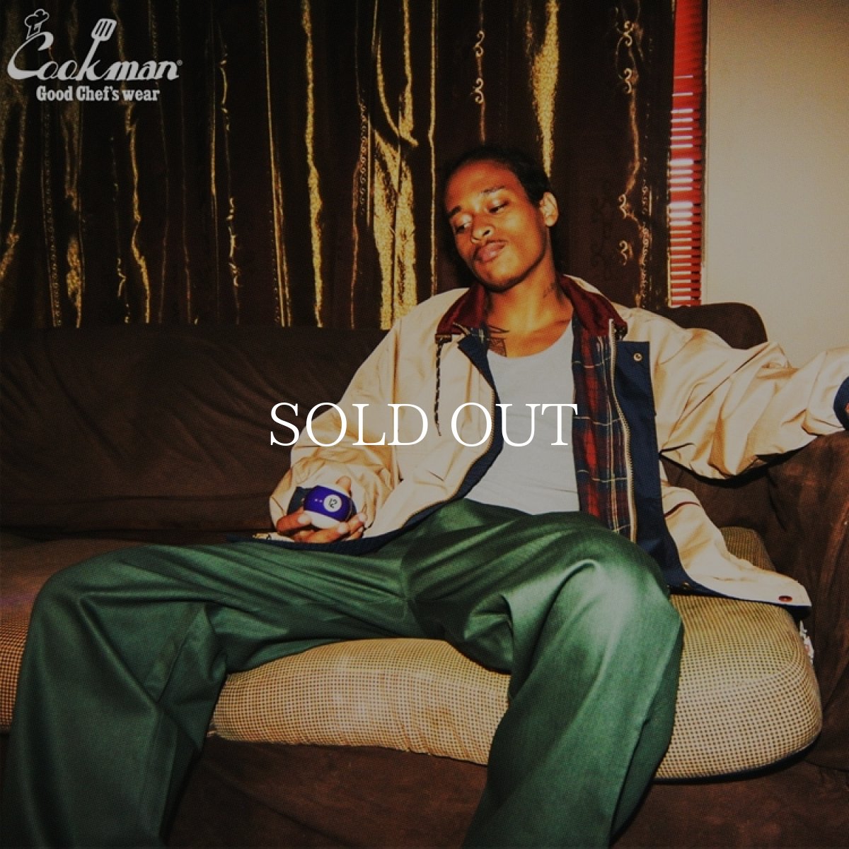 画像15: COOKMAN  シェフパンツ Chef Pants Herringbone Evergreen (15)