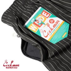 画像9: COOKMAN  シェフパンツ Chef Pants Semiwide Herringbone Stripe Charcoal (9)