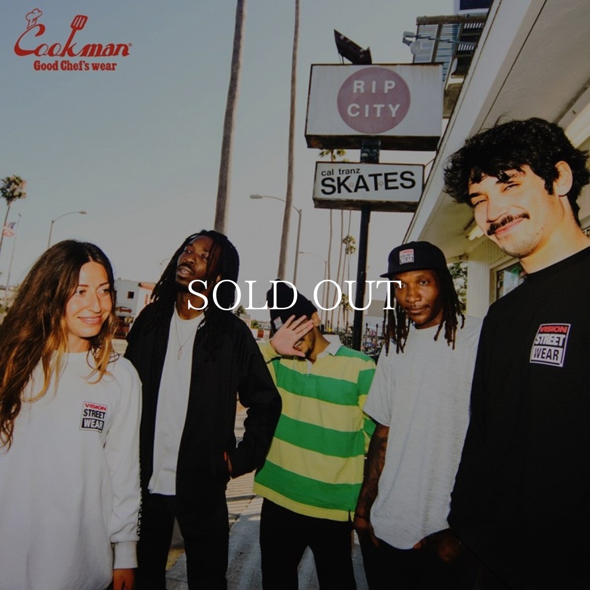 画像14: COOKMAN  デリバリージャケット Delivery Jacket Vision Logo Black (14)