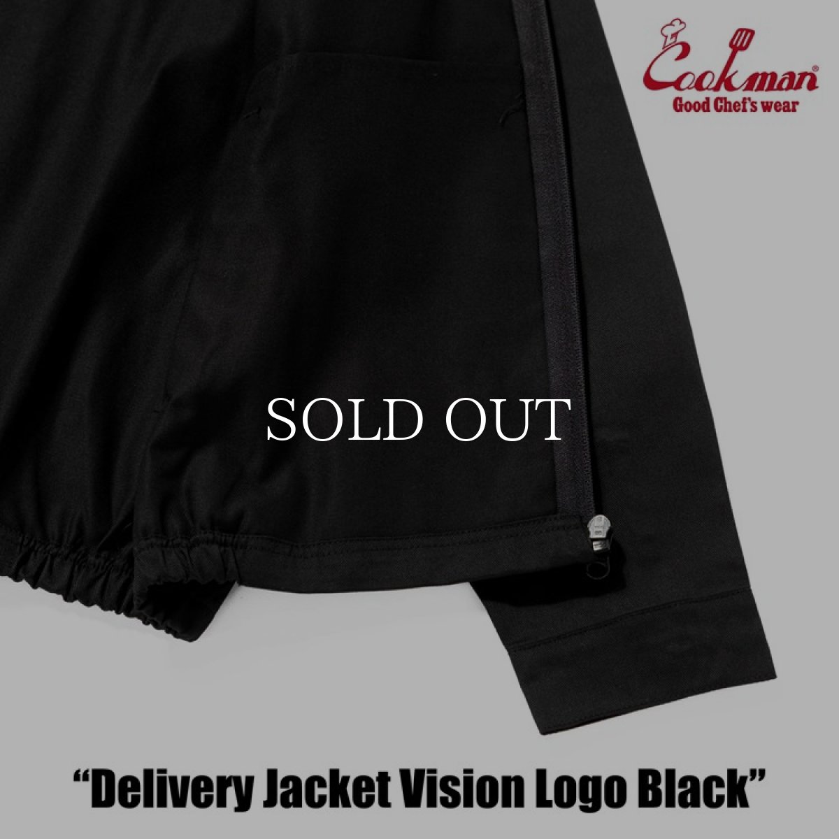 画像8: COOKMAN  デリバリージャケット Delivery Jacket Vision Logo Black (8)