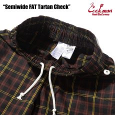画像6: COOKMAN  シェフパンツ Chef Pants Semiwide FAT Tartan Check (6)