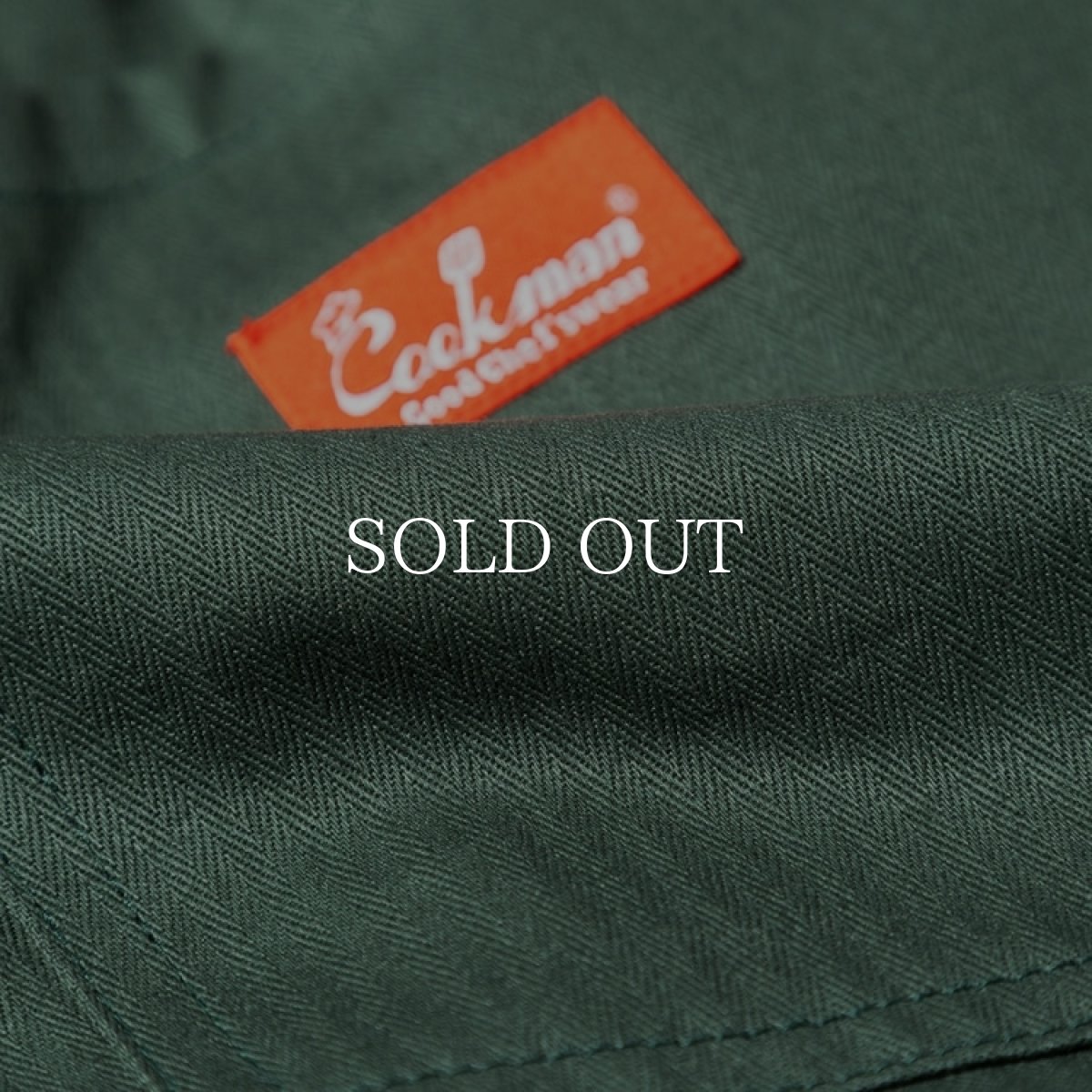 画像8: COOKMAN  シェフパンツ Chef Pants Herringbone Evergreen (8)