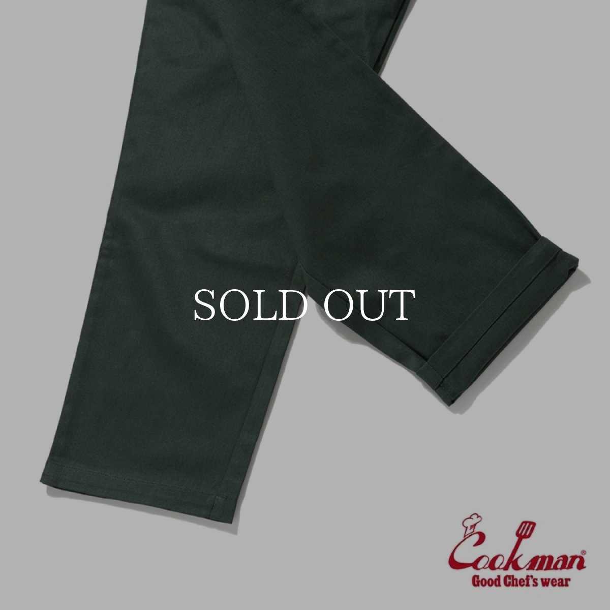 画像9: COOKMAN  シェフパンツ Chef Pants Herringbone Evergreen (9)