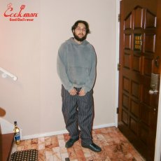 画像13: COOKMAN  シェフパンツ Chef Pants Semiwide Herringbone Stripe Charcoal (13)