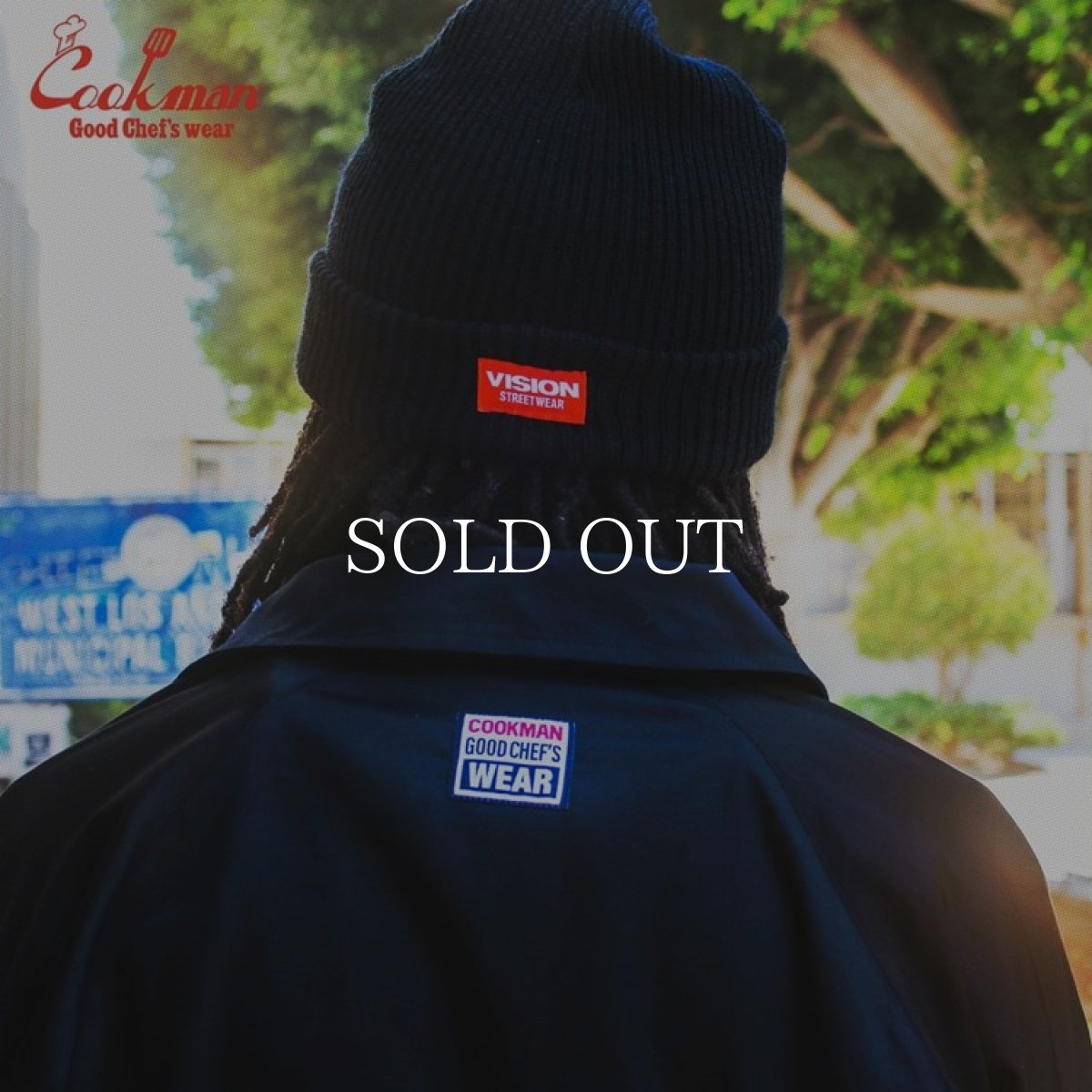 画像11: COOKMAN  デリバリージャケット Delivery Jacket Vision Logo Black (11)