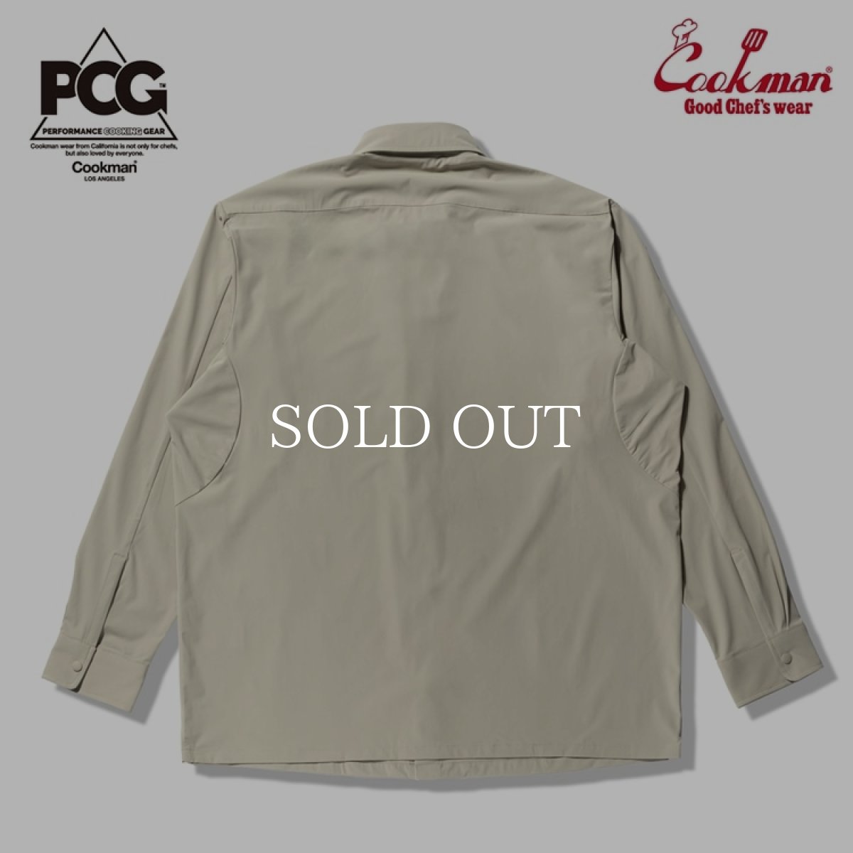 画像2: COOKMAN  ワークシャツ Long Sleeve Work Shirts Peanuts (2)