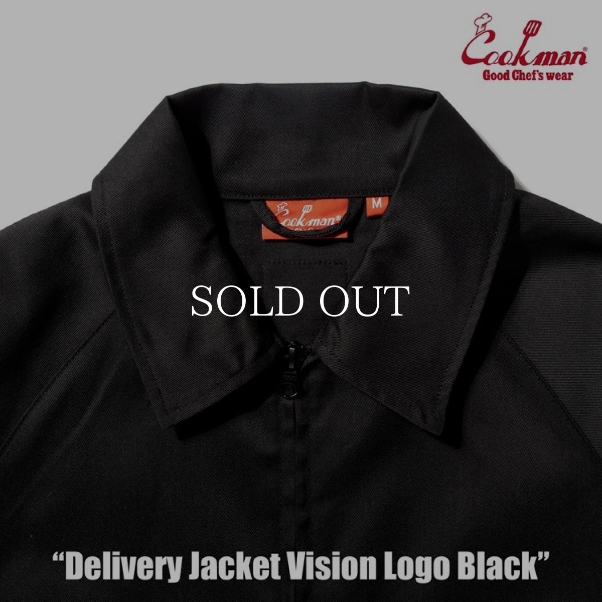 画像6: COOKMAN  デリバリージャケット Delivery Jacket Vision Logo Black (6)