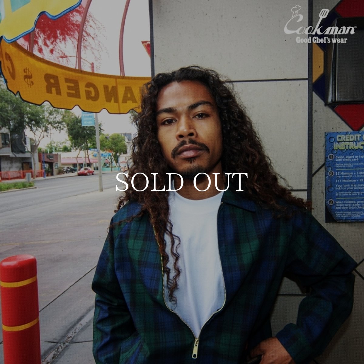 画像19: COOKMAN  デリバリージャケット Delivery Jacket Woven Black Watch Check (19)