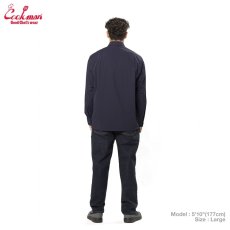 画像11: COOKMAN  ワークシャツ Long Sleeve Work Shirts Navy (11)