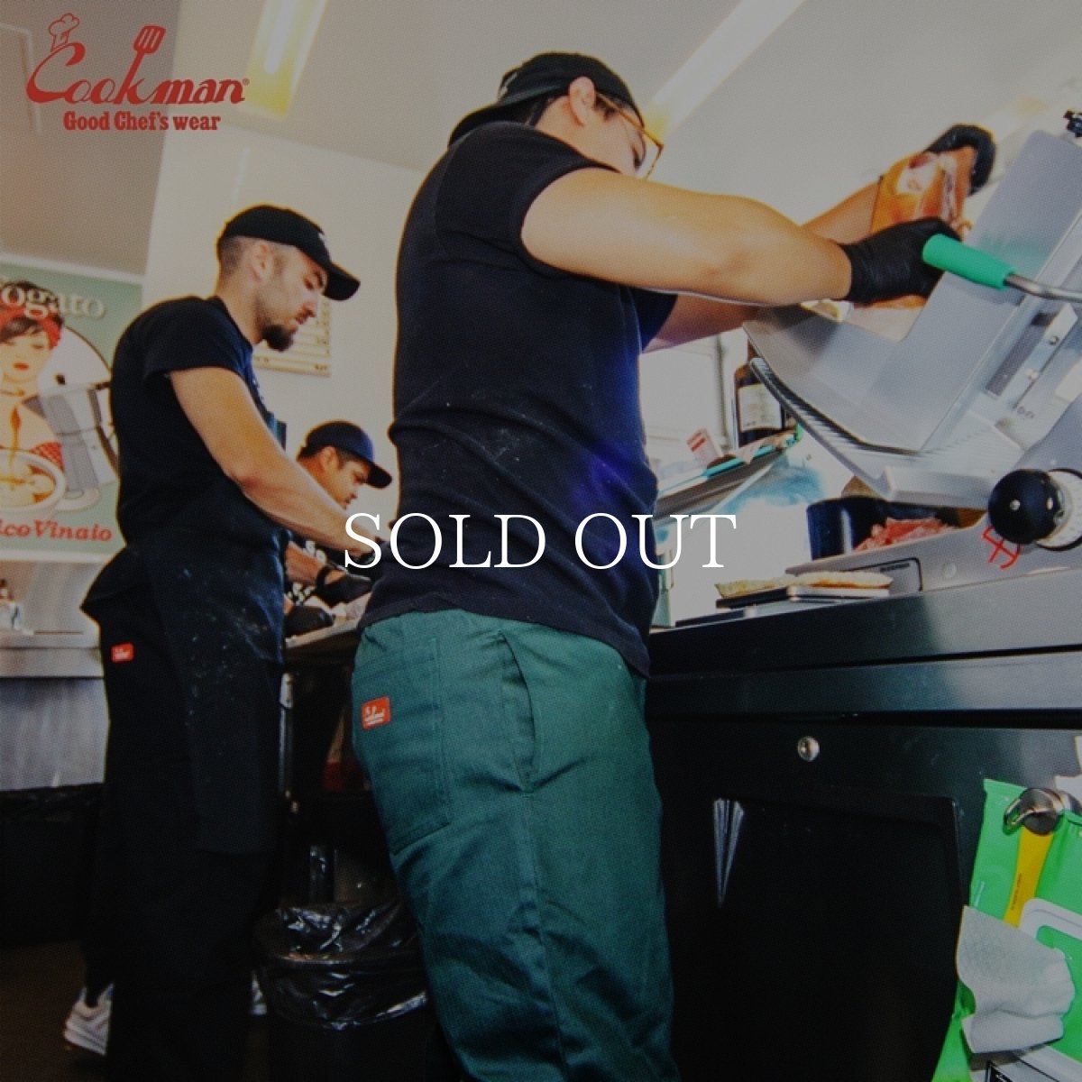 画像25: COOKMAN  シェフパンツ Chef Pants Herringbone Evergreen (25)