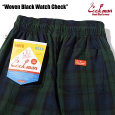 画像6: COOKMAN  シェフパンツ Chef Pants Woven Black Watch Check (6)
