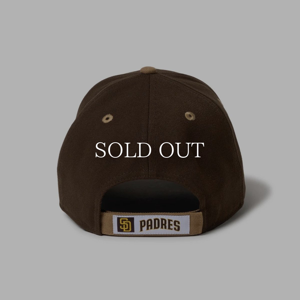 画像2: NEW ERA  9FORTY 2-Tone Woven Label サンディエゴ・パドレス ウォルナット カーキバイザー (2)