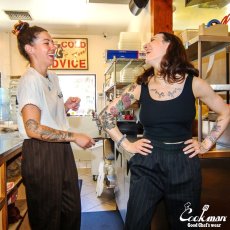 画像17: COOKMAN  シェフパンツ Chef Pants Stripe Black shadow (17)