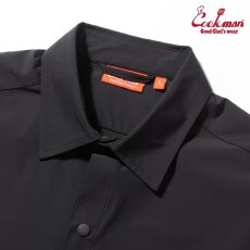 画像3: COOKMAN  ワークシャツ Long Sleeve Work Shirts Black (3)