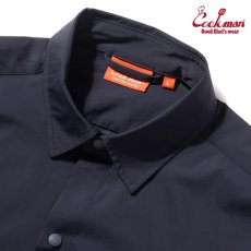 画像3: COOKMAN  ワークシャツ Long Sleeve Work Shirts Navy (3)