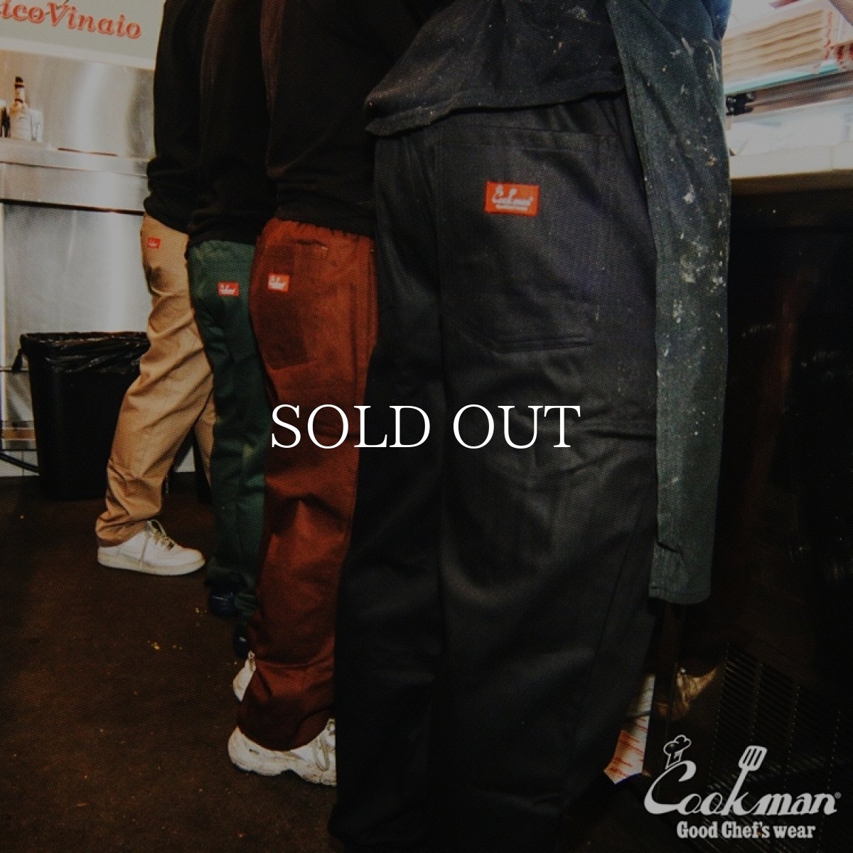 画像29: COOKMAN  シェフパンツ Chef Pants Herringbone Evergreen (29)