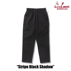 画像4: COOKMAN  シェフパンツ Chef Pants Stripe Black shadow (4)