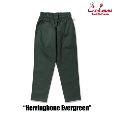 画像4: COOKMAN  シェフパンツ Chef Pants Herringbone Evergreen (4)