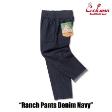 画像12: COOKMAN  ランチパンツ Ranch Pants Denim Navy (12)