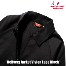 画像5: COOKMAN  デリバリージャケット Delivery Jacket Vision Logo Black (5)