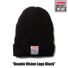 画像7: COOKMAN  ビーニー Beanie Vision Logo Black (7)