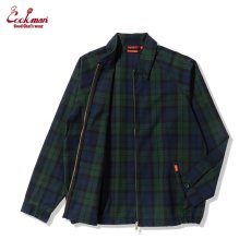 画像2: COOKMAN  デリバリージャケット Delivery Jacket Woven Black Watch Check (2)