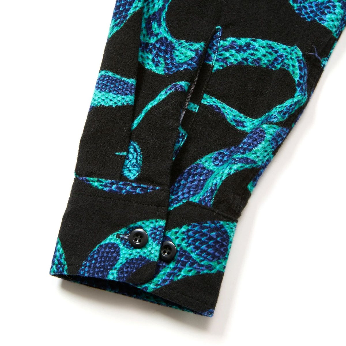 画像7: CALEE  PRINT NEL L/S SH <SNAKE PATTERN> (7)