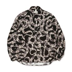 画像1: CALEE  PRINT NEL L/S SH ＜SNAKE PATTERN＞ (1)