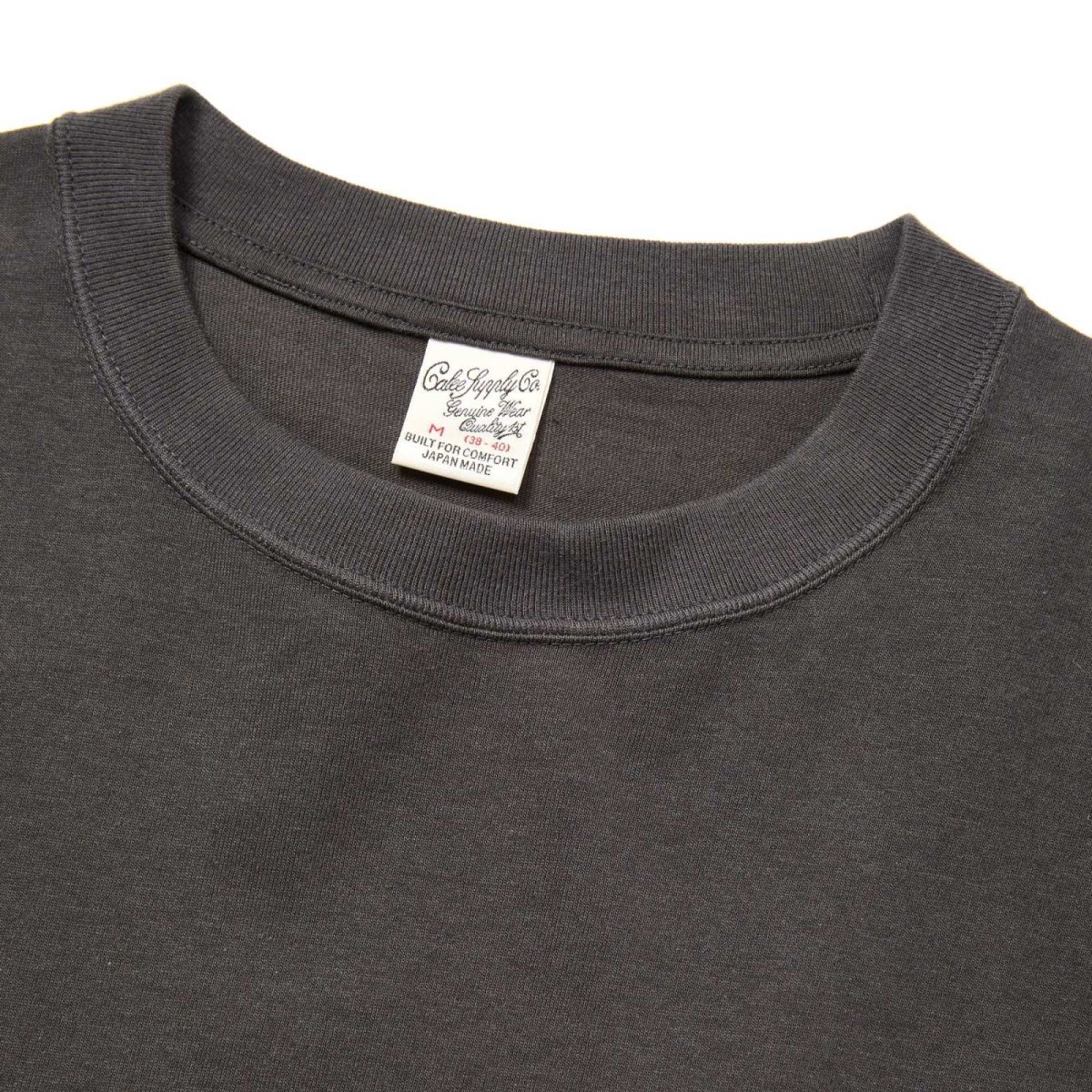 画像7: CALEE  VINTAGE TYPE CIRCLE LOGO L/S TEE (7)