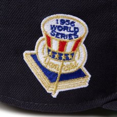 画像8: NEW ERA  59FIFTY ソフトバックラム World Series ニューヨーク・ヤンキース クーパーズタウン ネイビー (8)