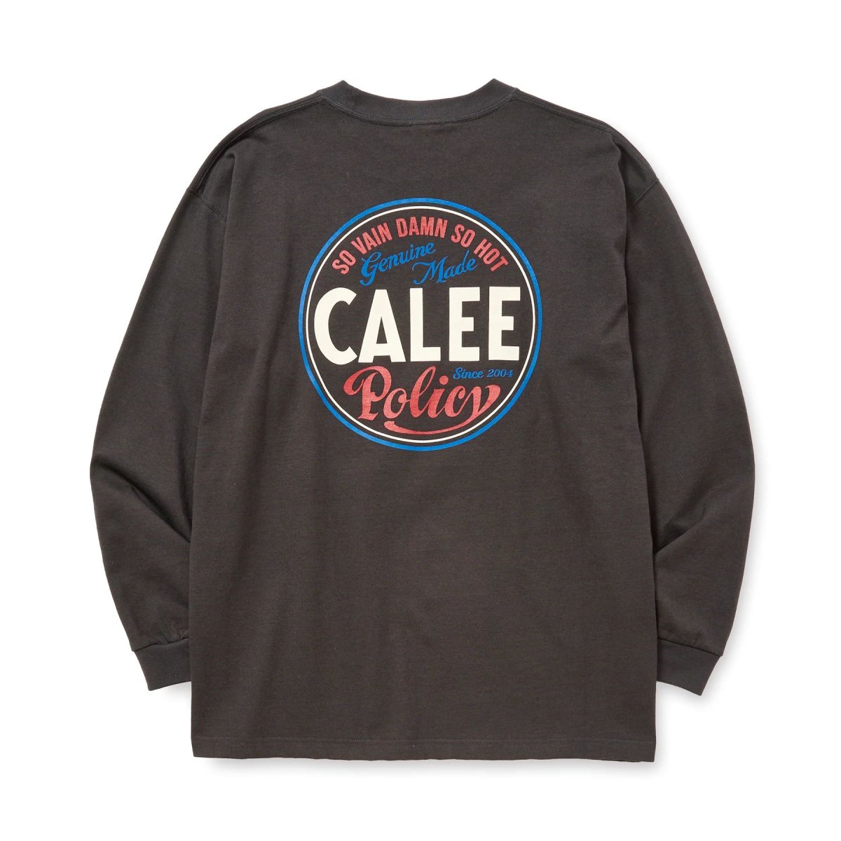 画像6: CALEE  VINTAGE TYPE CIRCLE LOGO L/S TEE (6)