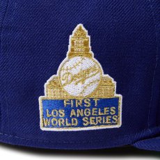 画像8: NEW ERA  59FIFTY ソフトバックラム World Series ロサンゼルス・ドジャース クーパーズタウン ダークロイヤル (8)