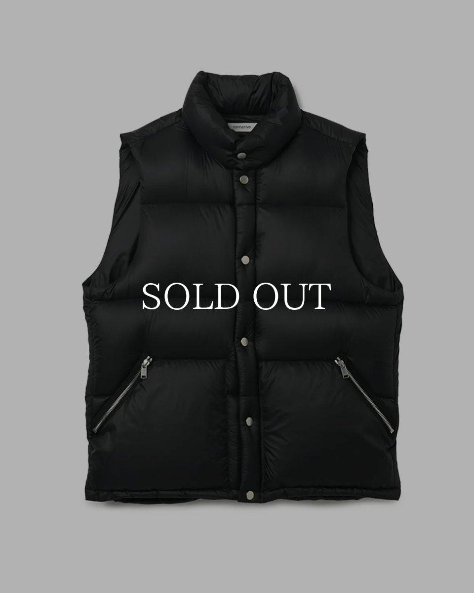 画像1: nonnative  EXPLORER DOWN VEST NYLON MINI RIPSTOP WITH WINDSTOPPER? (1)