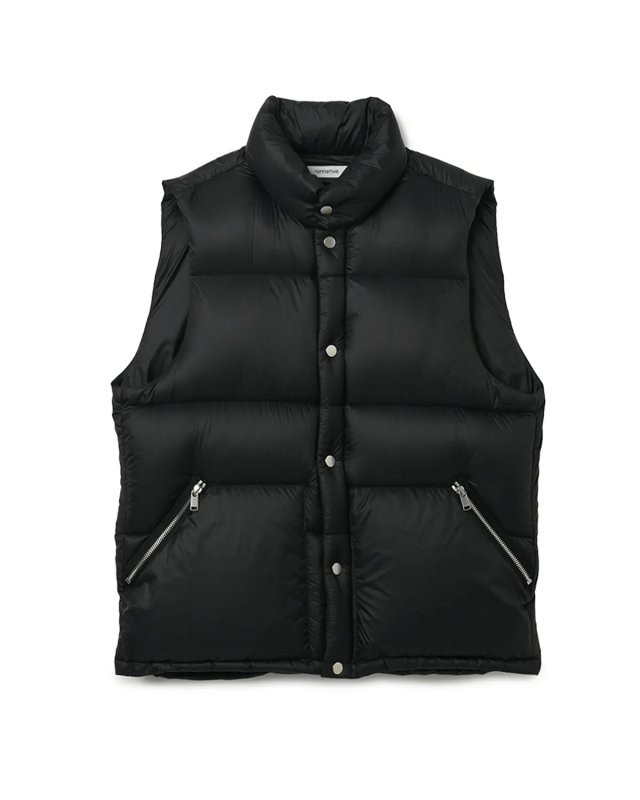 nonnative EXPLORER DOWN VEST NYLON MINI RIPSTOP WITH WINDSTOPPER