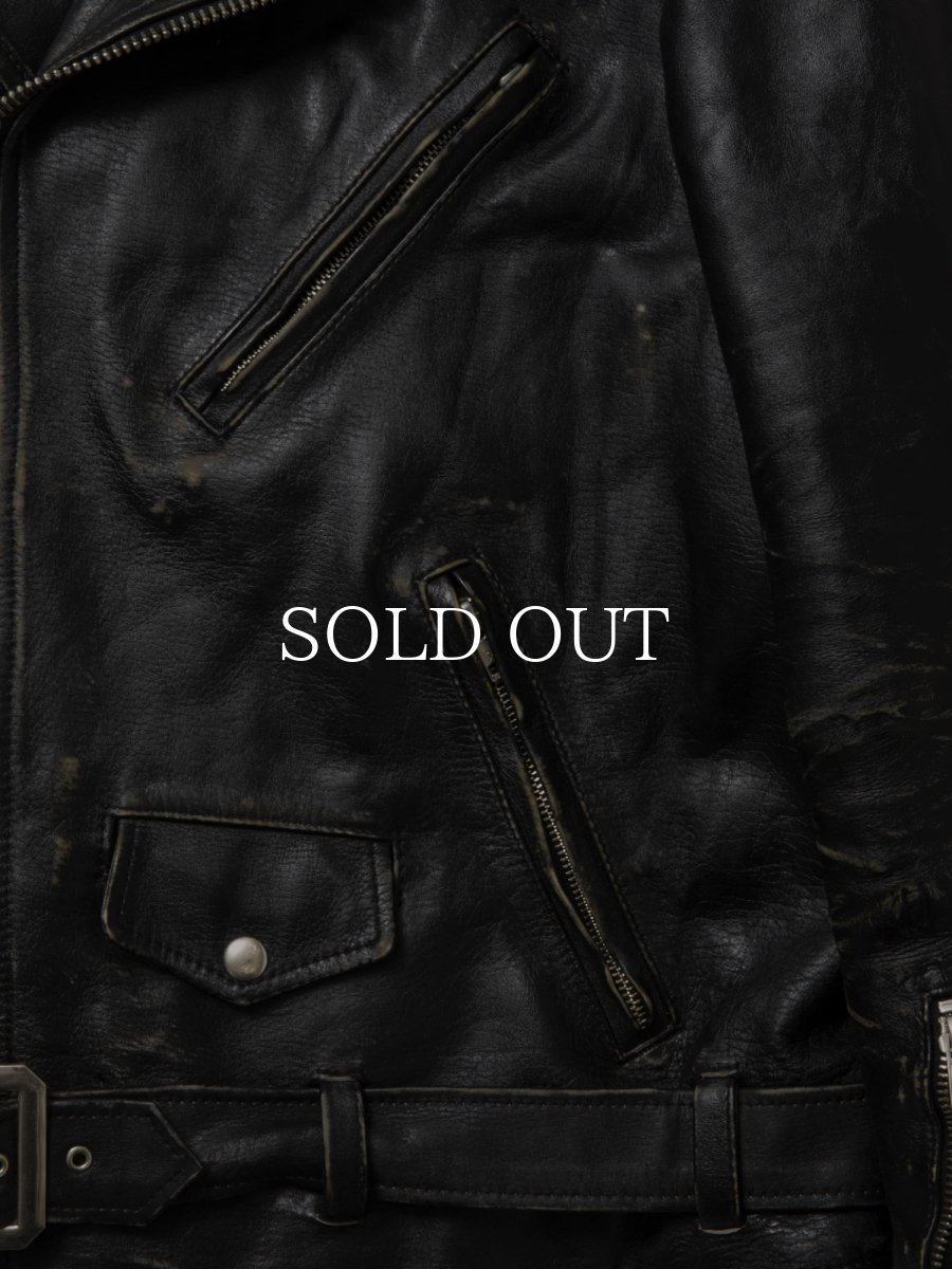 画像6: ANTIDOTE BUYERS CLUB   Leather Double Riders Jacket (6)