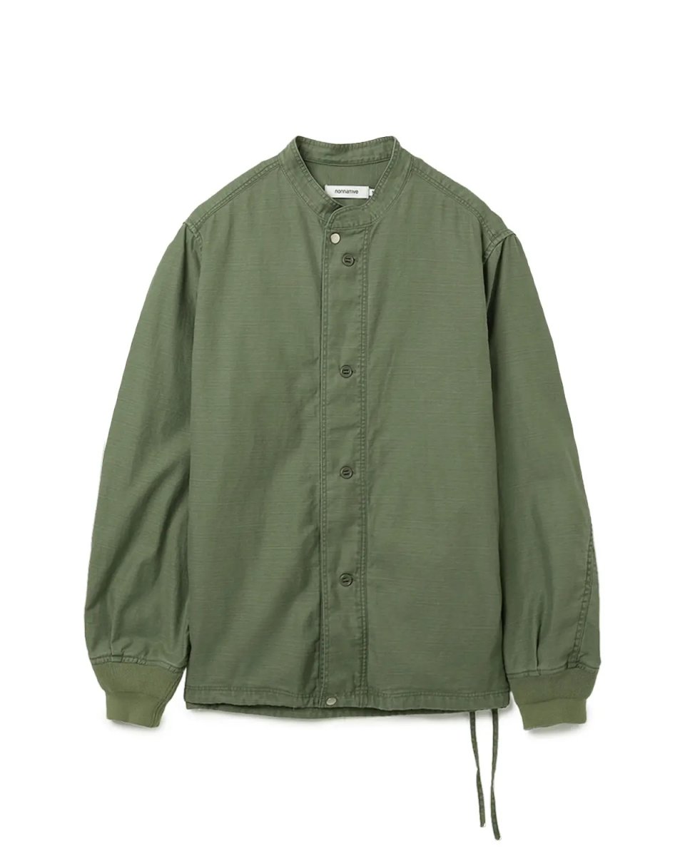 画像1: nonnative  TROOPER SHIRT JACKET COTTON BACKSATIN PIGMENT DYE (1)
