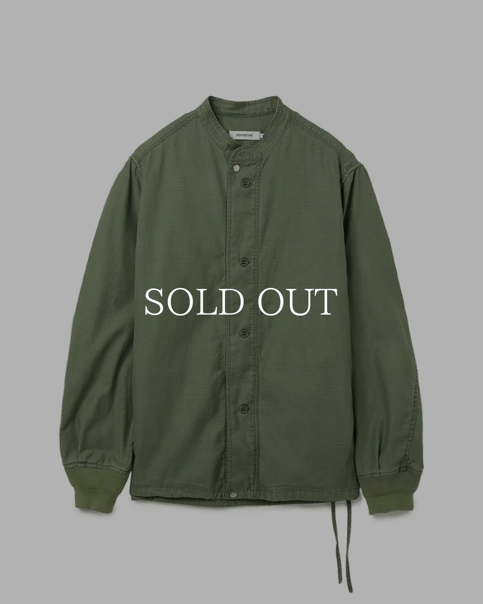 画像1: nonnative  TROOPER SHIRT JACKET COTTON BACKSATIN PIGMENT DYE (1)