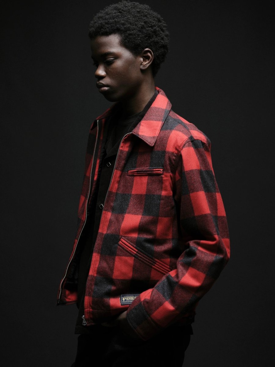 画像12: MINEDENIM  PENDLETON W.Plaid Zipup Work JKT (12)