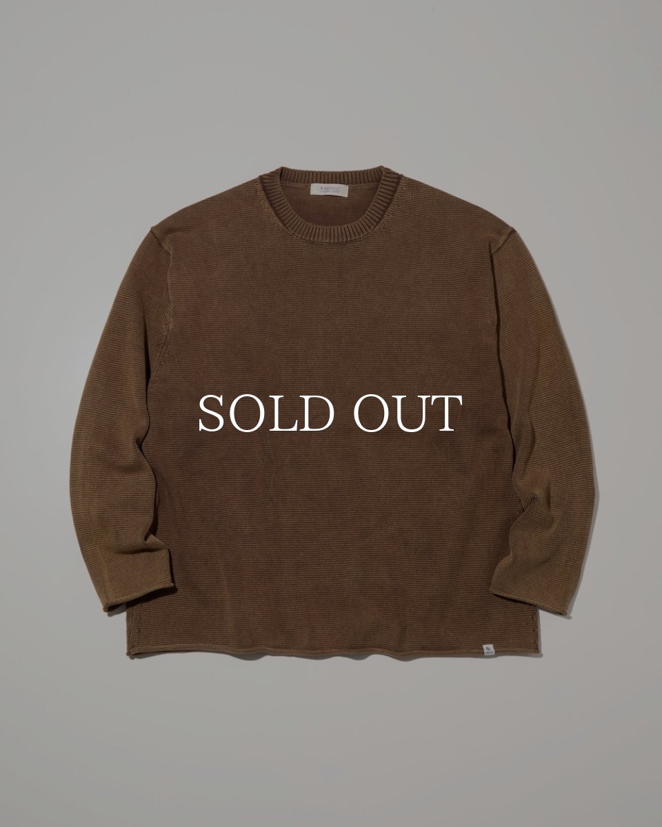 画像1: RADIALL  LUDWIG-CREW NECK SWEATER L/S (1)
